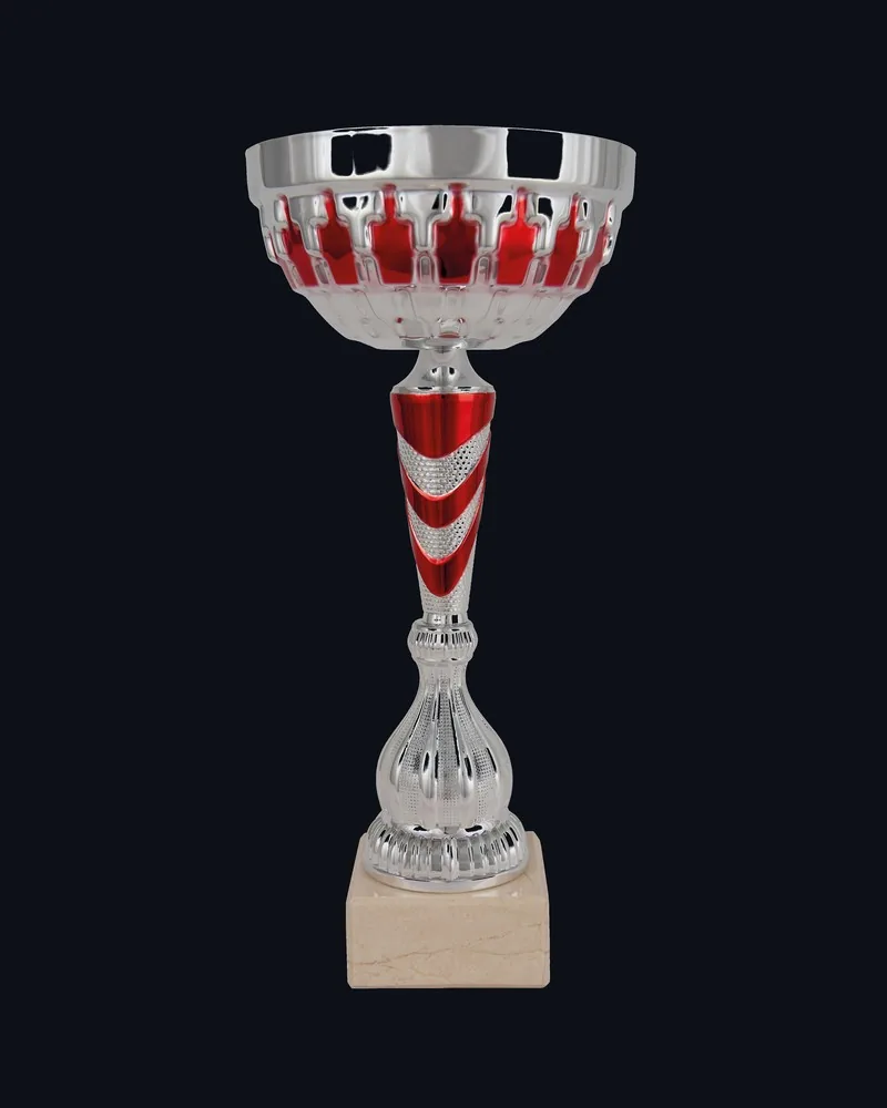 Copa Nudo Plata y Rojo - Vista principal