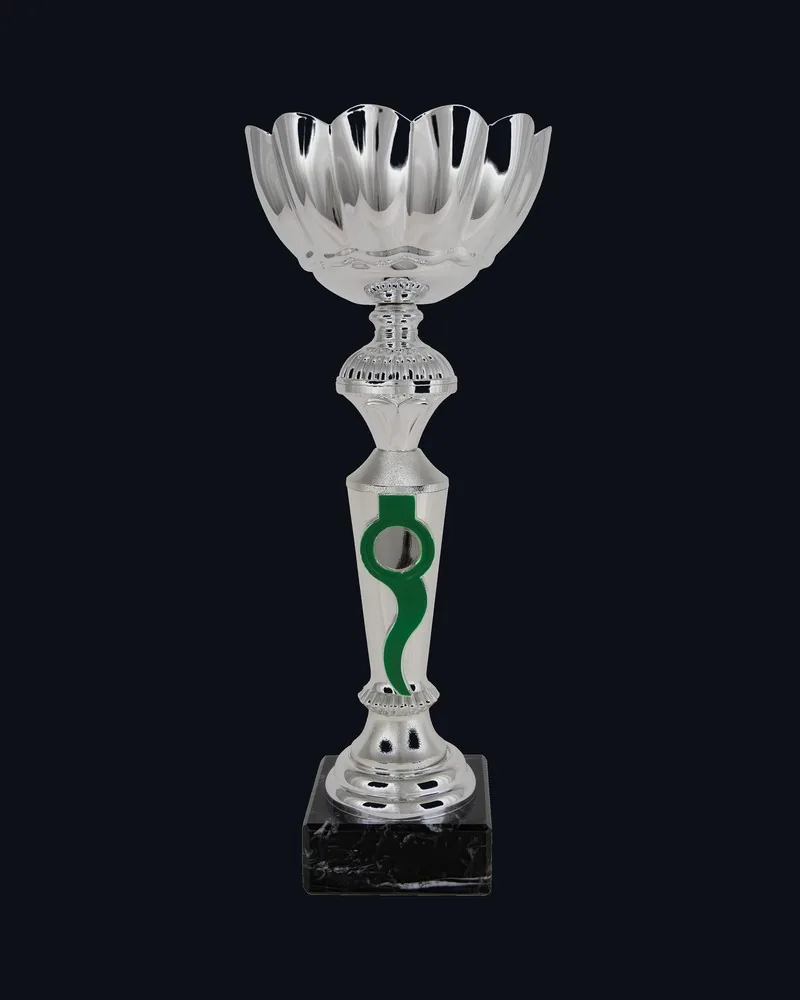 Copa Flor Columna Cinta Verde - Vista principal