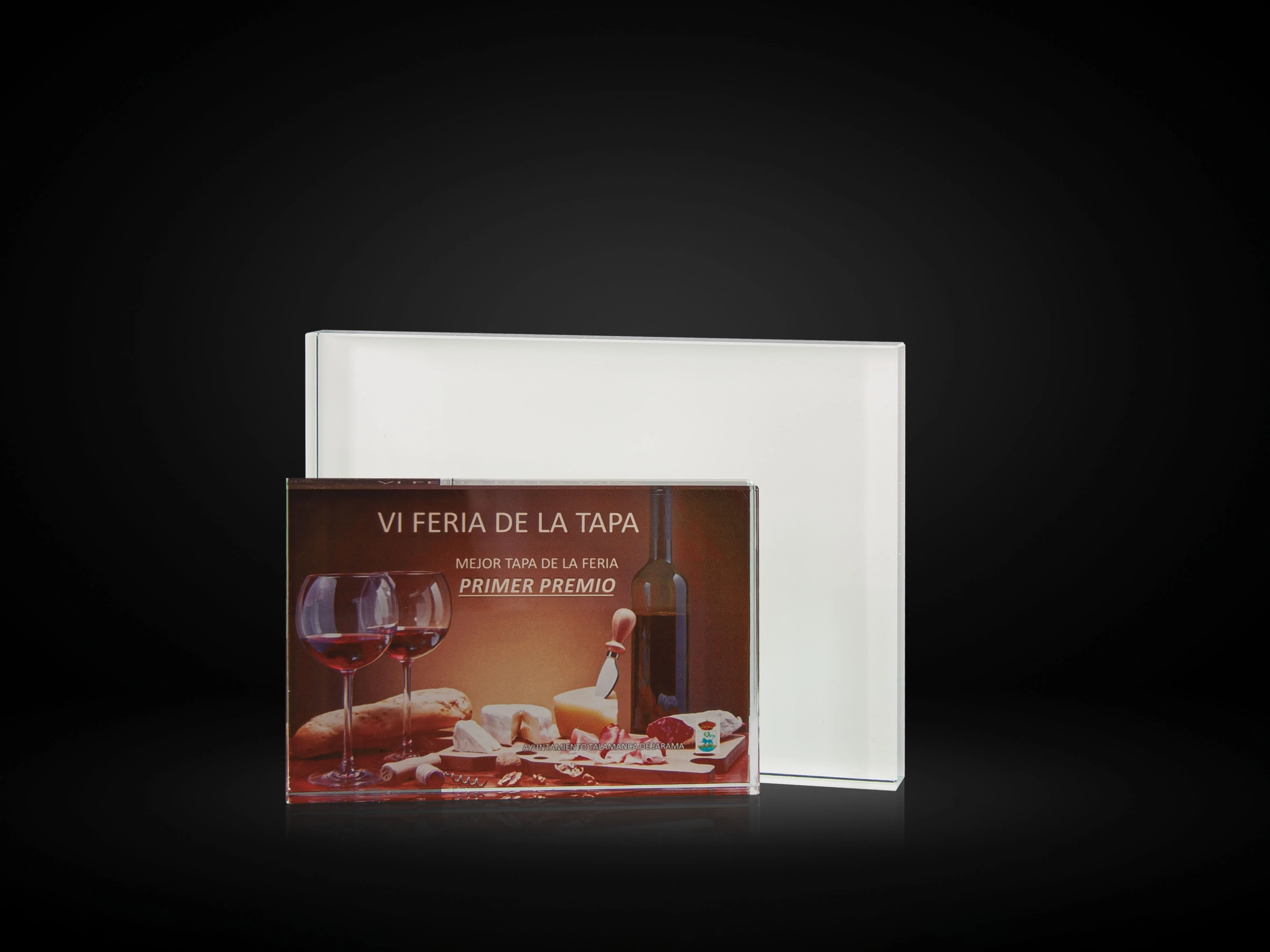 Placa Cristal Sublimación Ref. 6112