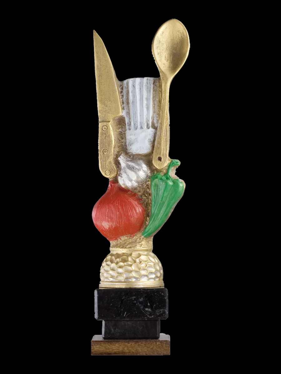 Cuchillo, cuchara y hortalizas - Ref 7027
