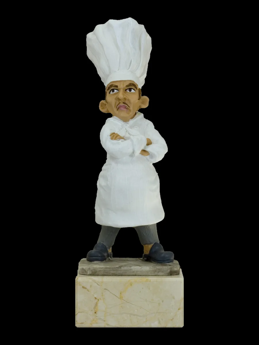 Chef caricatura de brazos cruzados - Ref 7034