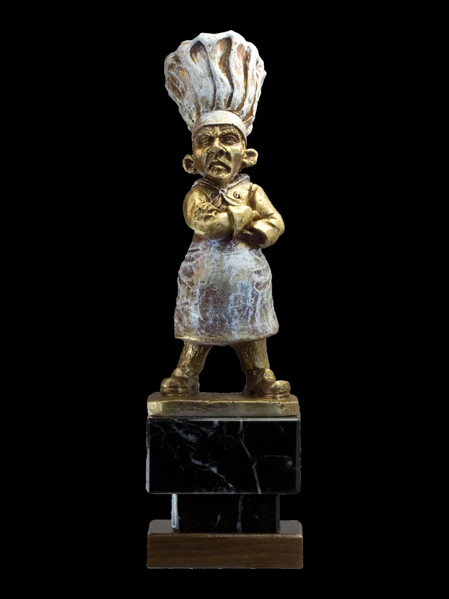 Chef gruñón en oro viejo - Vista principal