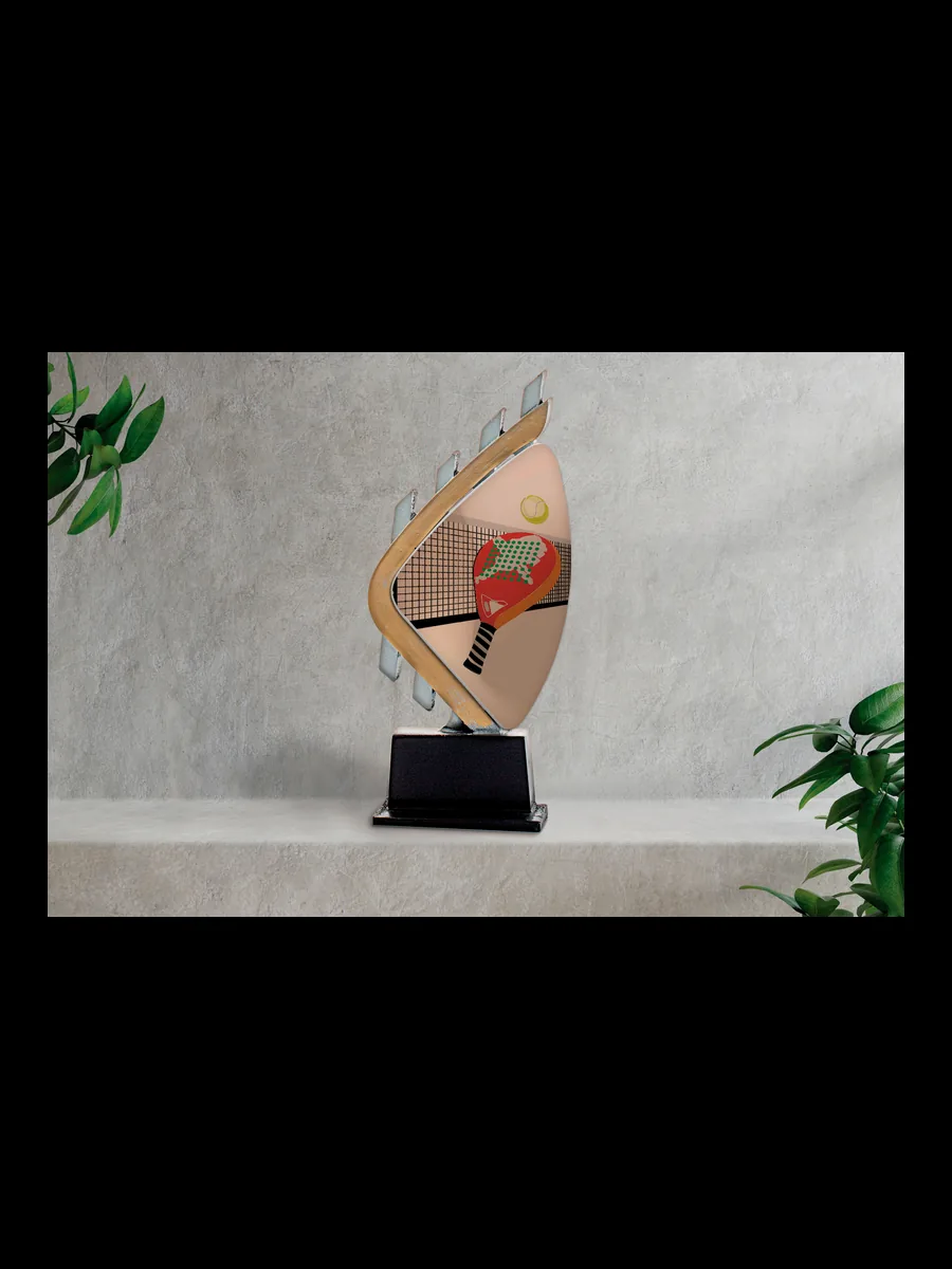 Trofeo Columna Portadisco Alto