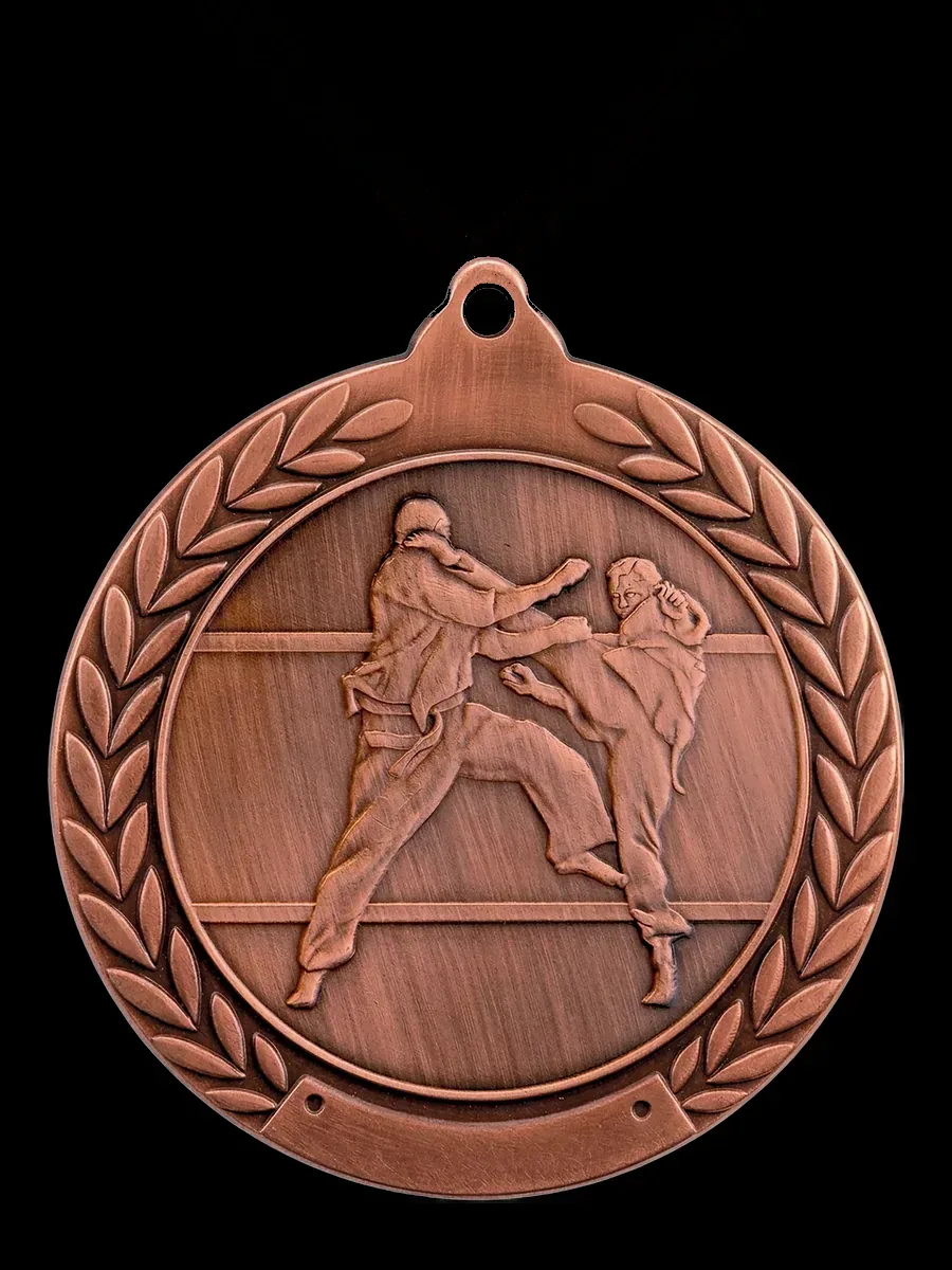 Medalla Deportiva Relieve Ø50 — Artes Marciales