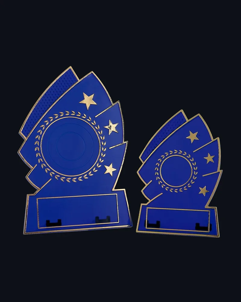 Placa Portadiscos Estrellas Azul - Vista principal