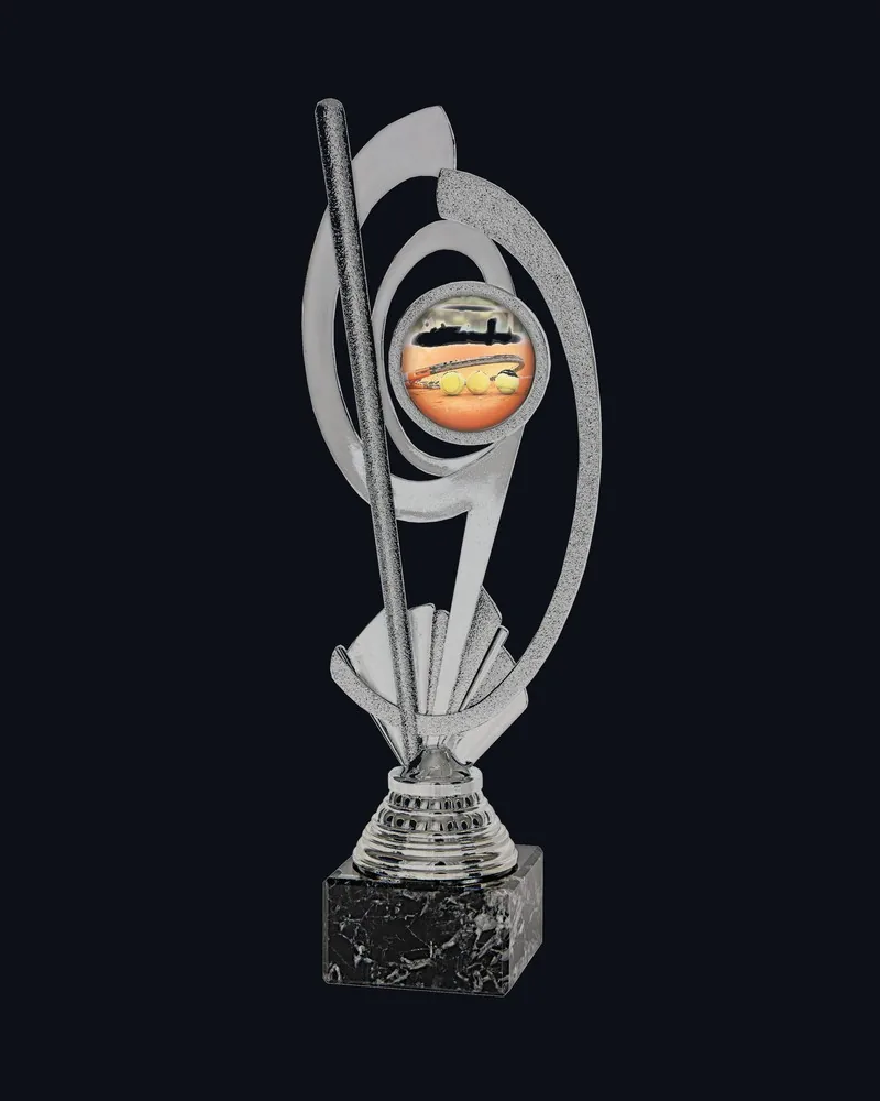 Trofeo Portadiscos Plano Plata - Vista principal